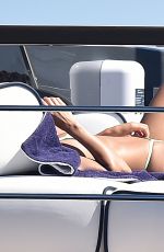 KOURTNEY KARDASHIAN in Bikini at a Boat in Portofino 06/30/2018