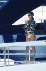 KOURTNEY KARDASHIAN in Bikini at a Boat in Portofino 06/30/2018