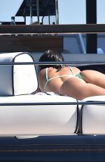 KOURTNEY KARDASHIAN in Bikini at a Boat in Portofino 06/30/2018