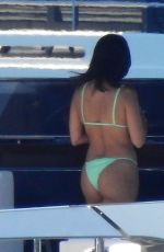 KOURTNEY KARDASHIAN in Bikini at a Boat in Portofino 06/30/2018