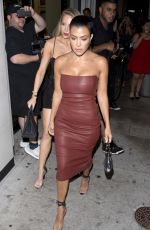 KOURTNEY KARDASHIAN Leaves Catch LA in West Hollywood 07/26/2018