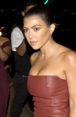 KOURTNEY KARDASHIAN Leaves Catch LA in West Hollywood 07/26/2018
