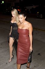 KOURTNEY KARDASHIAN Leaves Catch LA in West Hollywood 07/26/2018