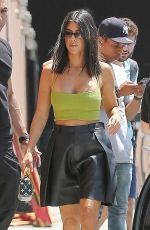 KOURTNEY KARDASHIAN on the Set of Her Show in West Hollywood 07/19/2018