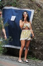 KOURTNEY KARDASHIAN Out for Ice Cream in Portofino 07/05/2018