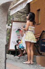 KOURTNEY KARDASHIAN Out for Ice Cream in Portofino 07/05/2018