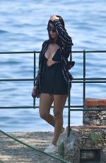 KOURTNEY KARDASHIAN Out for Lunch in Portofino 06/29/2018