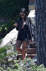 KOURTNEY KARDASHIAN Out for Lunch in Portofino 06/29/2018