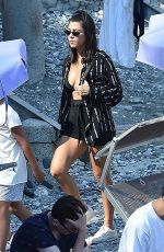 KOURTNEY KARDASHIAN Out for Lunch in Portofino 06/29/2018