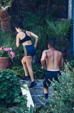 KOURTNEY KARDASHIAN Working Out in Portofino 06/29/2018