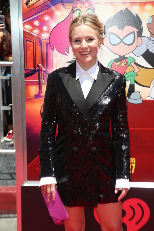 KRISTEN BELL at Teen Titans Go! to the Movies Premiere in Hollywood 07/22/2018