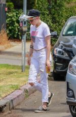 KRISTEN STEWART and STELLA MAXWELL Out in Los Feliz 07/21/2018