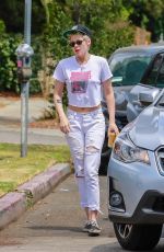 KRISTEN STEWART and STELLA MAXWELL Out in Los Feliz 07/21/2018