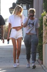 KRISTEN STEWART and STELLA MAXWELL Out in West Hollywood 06/30/2018