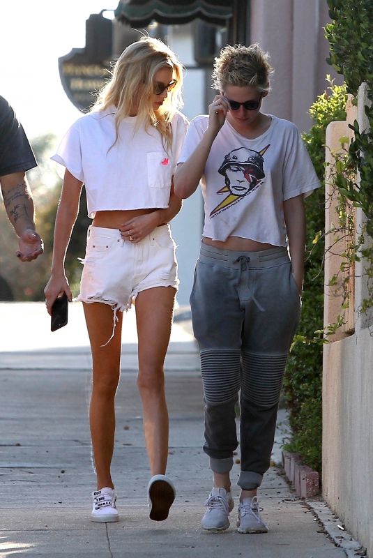 KRISTEN STEWART and STELLA MAXWELL Out in West Hollywood 06/30/2018