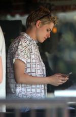 KRISTEN STEWART at Birds Restaurant in Los Feliz 07/08/2018