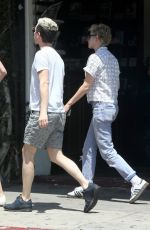 KRISTEN STEWART at Birds Restaurant in Los Feliz 07/08/2018