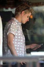 KRISTEN STEWART at Birds Restaurant in Los Feliz 07/08/2018
