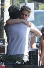 KRISTEN STEWART at Birds Restaurant in Los Feliz 07/08/2018