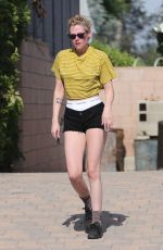 KRISTEN STEWART Leaves a Spa in Los Angeles 07/07/2018