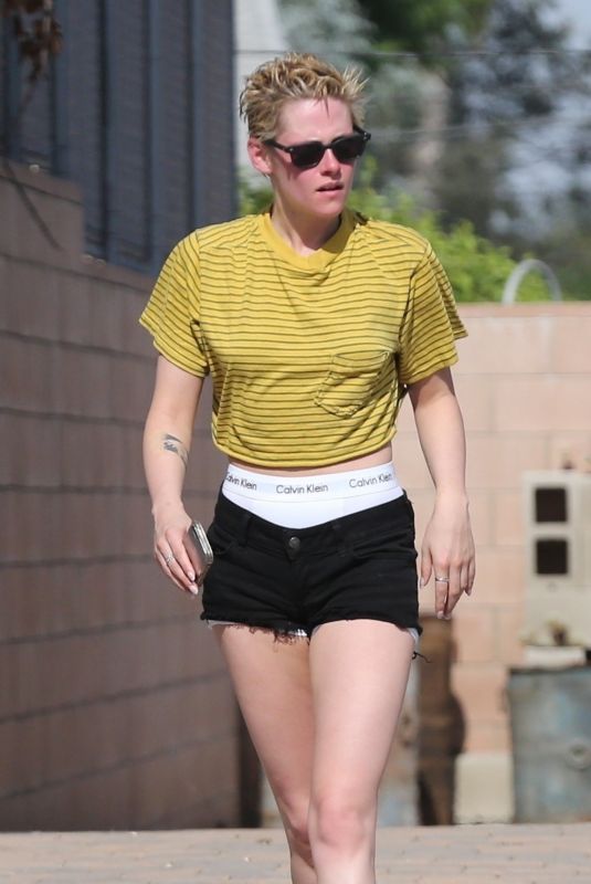 KRISTEN STEWART Leaves a Spa in Los Angeles 07/07/2018