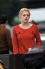 KRISTEN STEWART on the Set of Against All Enemies in Los Angeles 07/28/2018