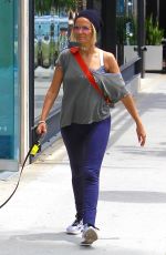 KRISTIN CHENOWEETH Out with Her Dog in Beverly Hills 07/09/2018