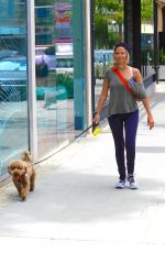 KRISTIN CHENOWEETH Out with Her Dog in Beverly Hills 07/09/2018