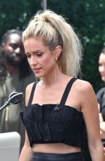 KRISTINA CAVALLARI on the Set of Extra in Los Angeles 07/20/2018