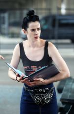 KRYSTEN RITTER and RACHEL TAYLOR Filming Jessica Jones Season 3 in Queens 07/05/2018