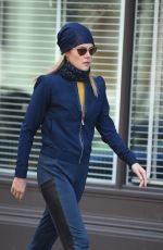 KRYSTEN RITTER and RACHEL TAYLOR on the Set of Jessica Jones 3 in New York 07/10/2018