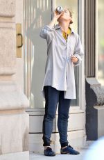 KRYSTEN RITTER and RACHEL TAYLOR on the Set of Jessica Jones 3 in New York 07/10/2018