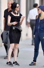 KRYSTEN RITTER and RACHEL TAYLOR on the Set of Jessica Jones 3 in New York 07/10/2018