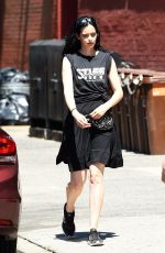 KRYSTEN RITTER Arrives at the Set of Jessica Jones in New York 07/09/2018