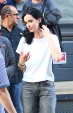 KRYSTEN RITTER on the Set of Jessica Jones in New York 07/05/2018