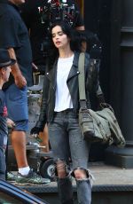 KRYSTEN RITTER on the Set of Jessica Jones in New York 07/05/2018