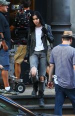 KRYSTEN RITTER on the Set of Jessica Jones in New York 07/05/2018