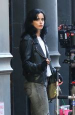 KRYSTEN RITTER on the Set of Jessica Jones in New York 07/05/2018