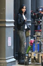 KRYSTEN RITTER on the Set of Jessica Jones in New York 07/05/2018