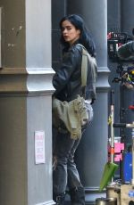 KRYSTEN RITTER on the Set of Jessica Jones in New York 07/05/2018