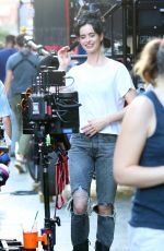 KRYSTEN RITTER on the Set of Jessica Jones in New York 07/05/2018