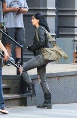 KRYSTEN RITTER on the Set of Jessica Jones in New York 07/05/2018