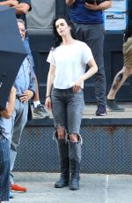 KRYSTEN RITTER on the Set of Jessica Jones in New York 07/05/2018