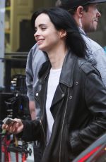 KRYSTEN RITTER on the Set of Jessica Jones in New York 07/06/2018