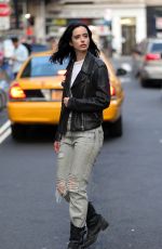 KRYSTEN RITTER on the Set of Jessica Jones in New York 07/06/2018