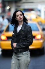 KRYSTEN RITTER on the Set of Jessica Jones in New York 07/06/2018