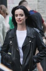 KRYSTEN RITTER on the Set of Jessica Jones in New York 07/06/2018