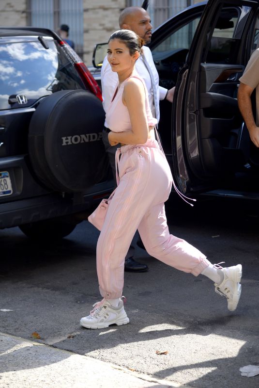 KYLIE JENNER and Travis Scott Shopping at Chrome Hearts in New York 07/18/2018