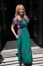 KYLIE MINOGUE Arribes at BBC Radio in London 07/11/2018