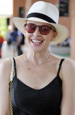 KYLIE MINOGUE at a Taxi Boat Ride in Venice 07/26/2018